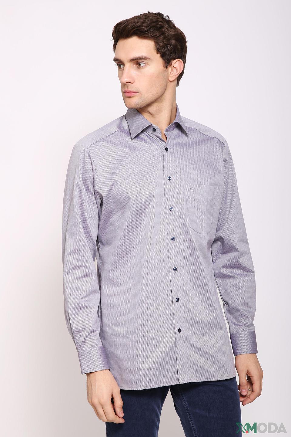 Рубашка Olymp men светло-серый
