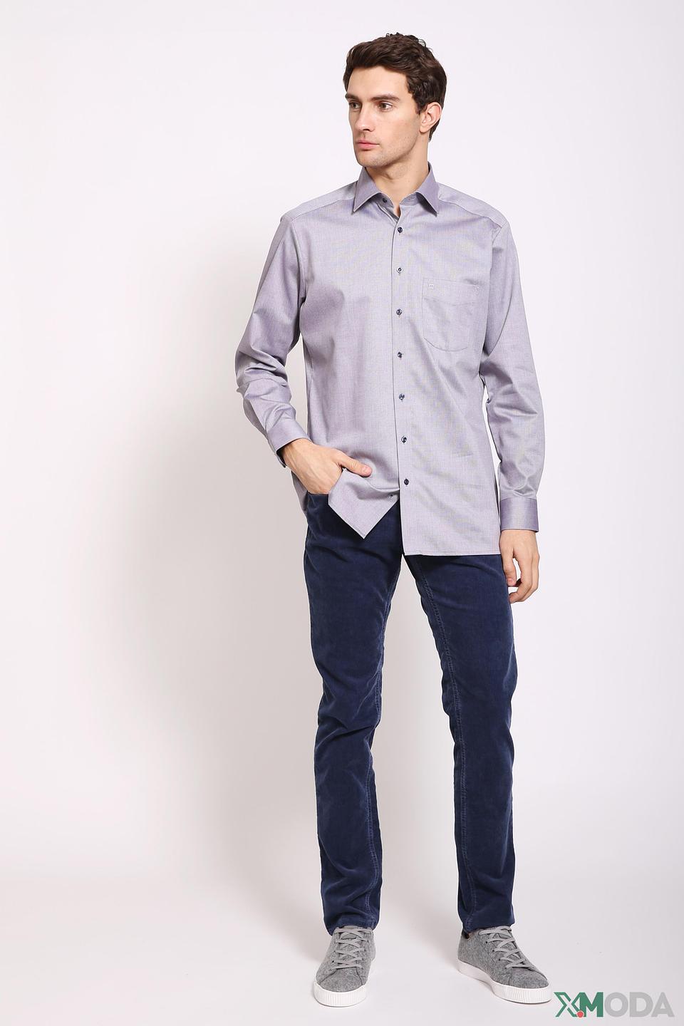 Рубашка Olymp men светло-серый