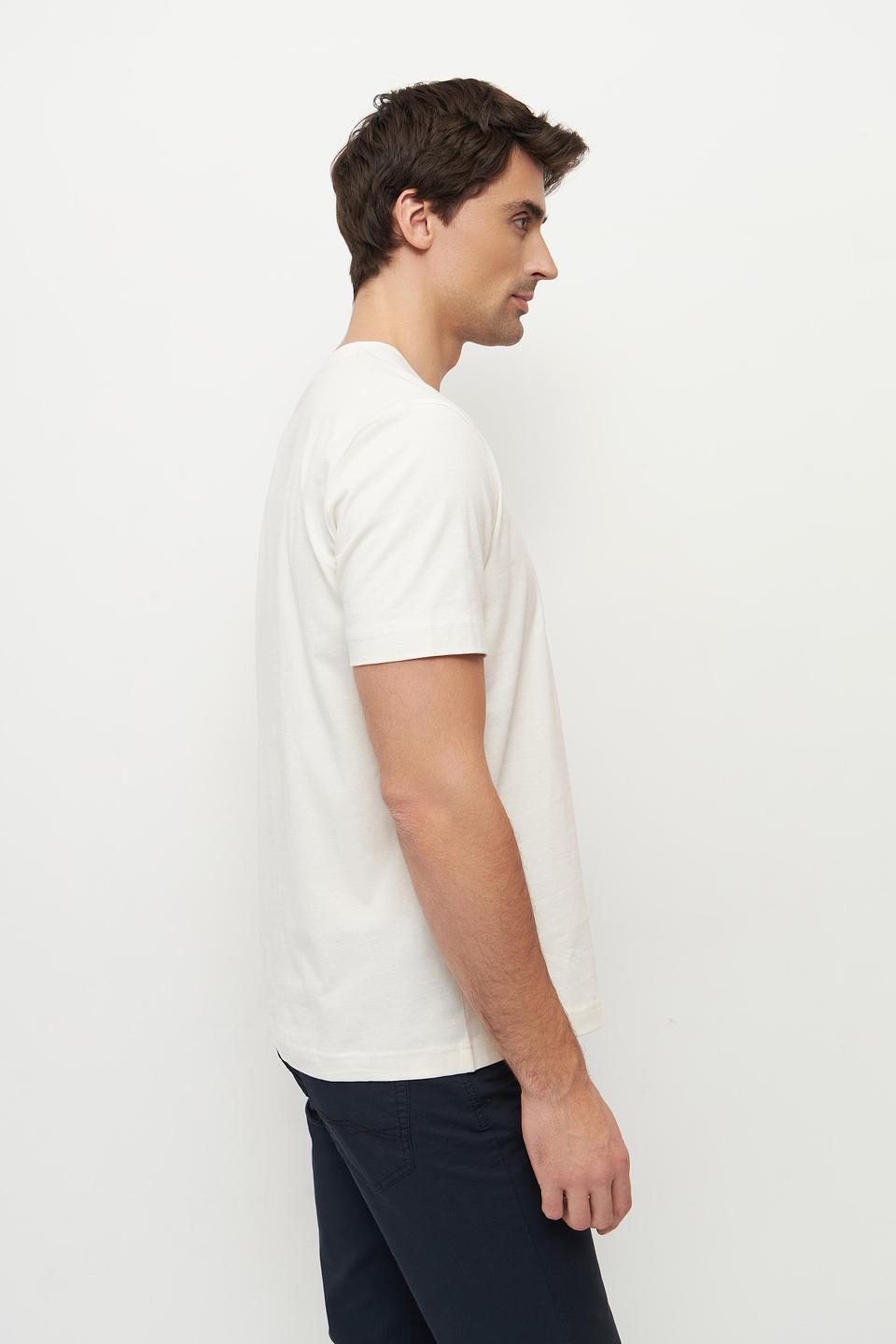 Футболка Tom Tailor с логотипом бежевая