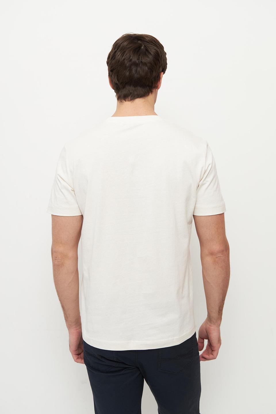 Футболка Tom Tailor с логотипом бежевая