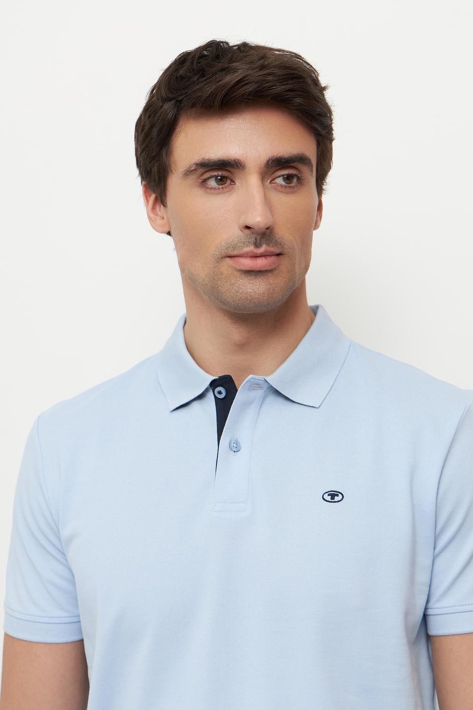 Поло Tom Tailor голубое