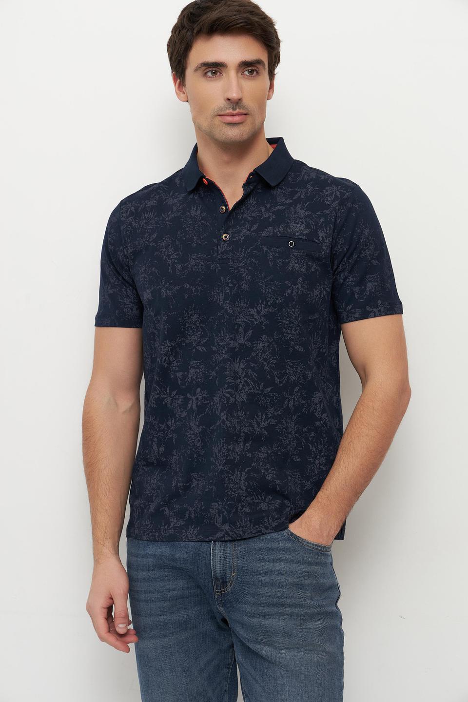 Поло Monte Carlo с цветочным принтом