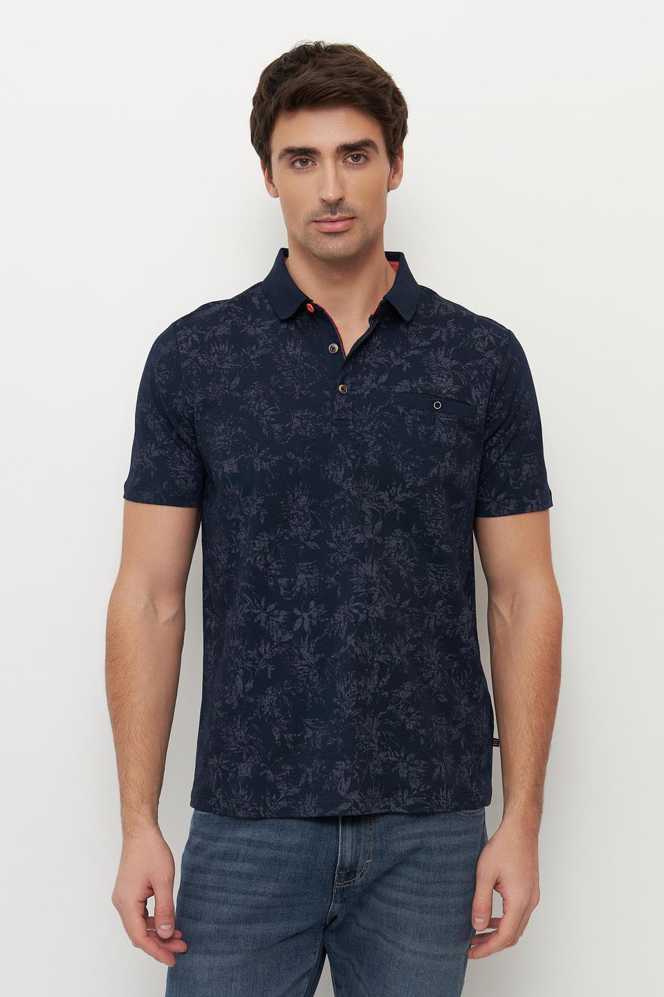 Поло Monte Carlo с цветочным принтом