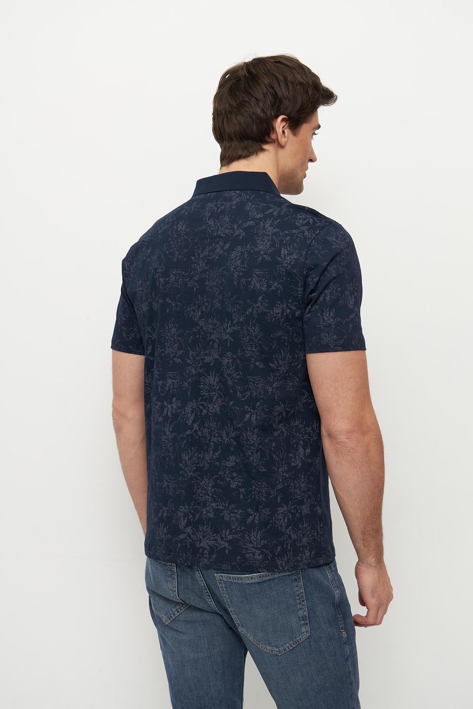 Поло Monte Carlo с цветочным принтом