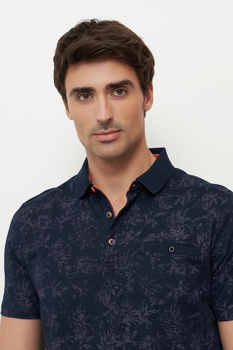 Поло Monte Carlo с цветочным принтом