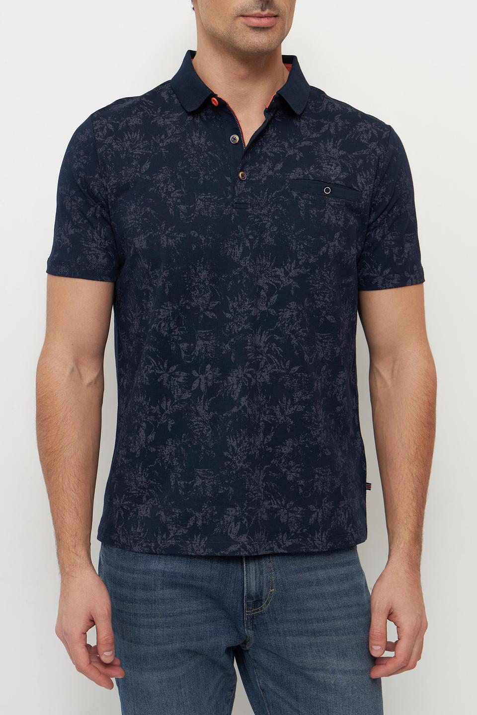 Поло Monte Carlo с цветочным принтом