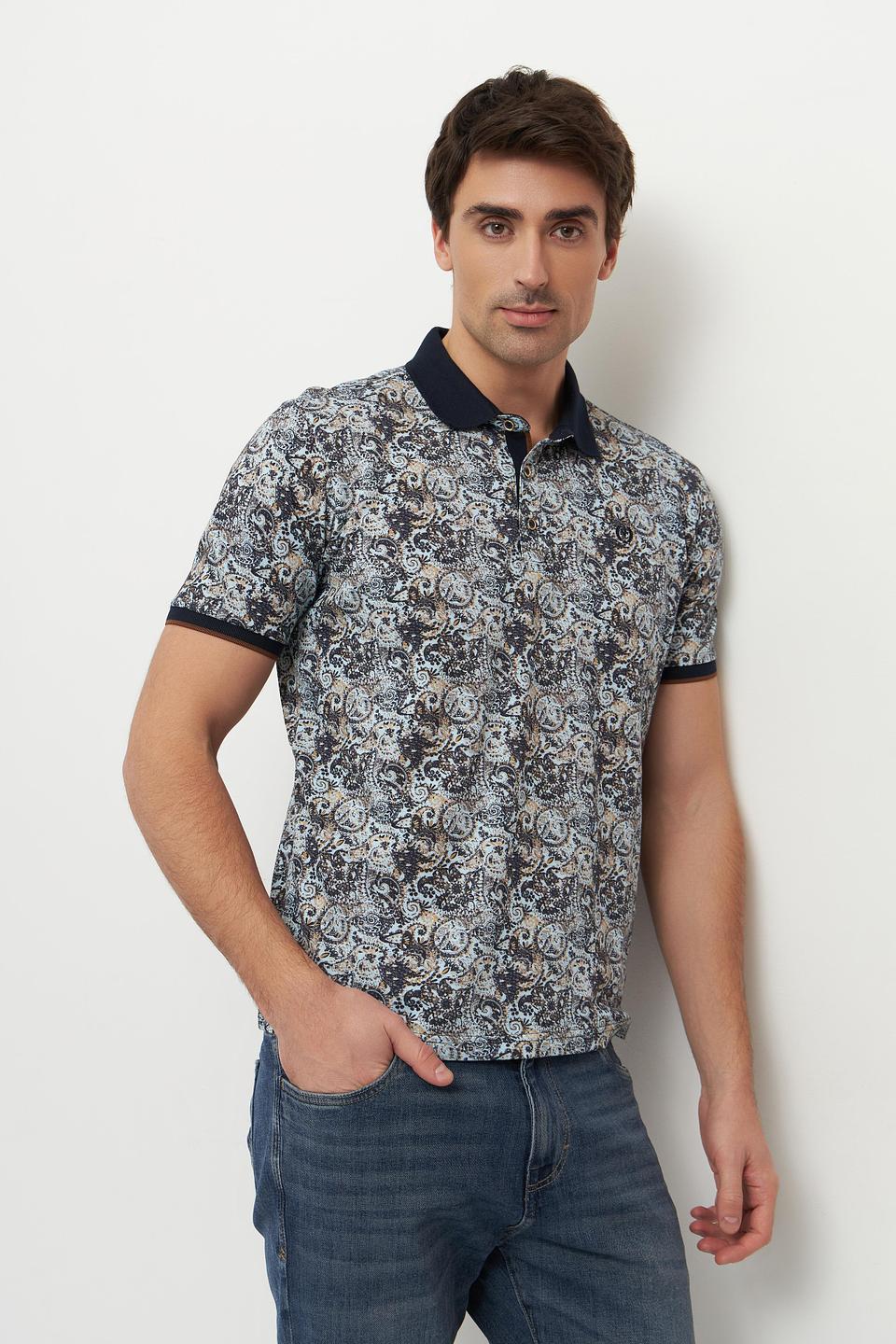 Поло Monte Carlo с принтом