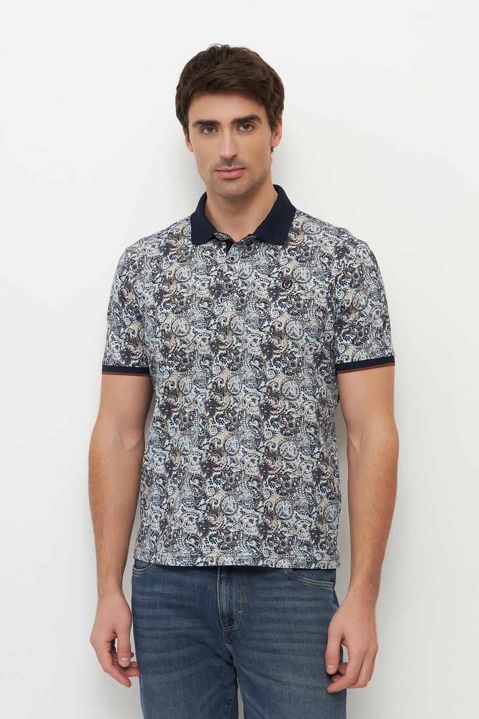 Поло Monte Carlo с принтом