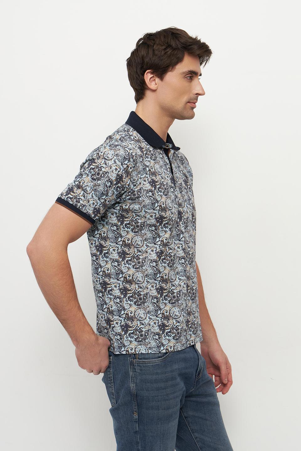 Поло Monte Carlo с принтом