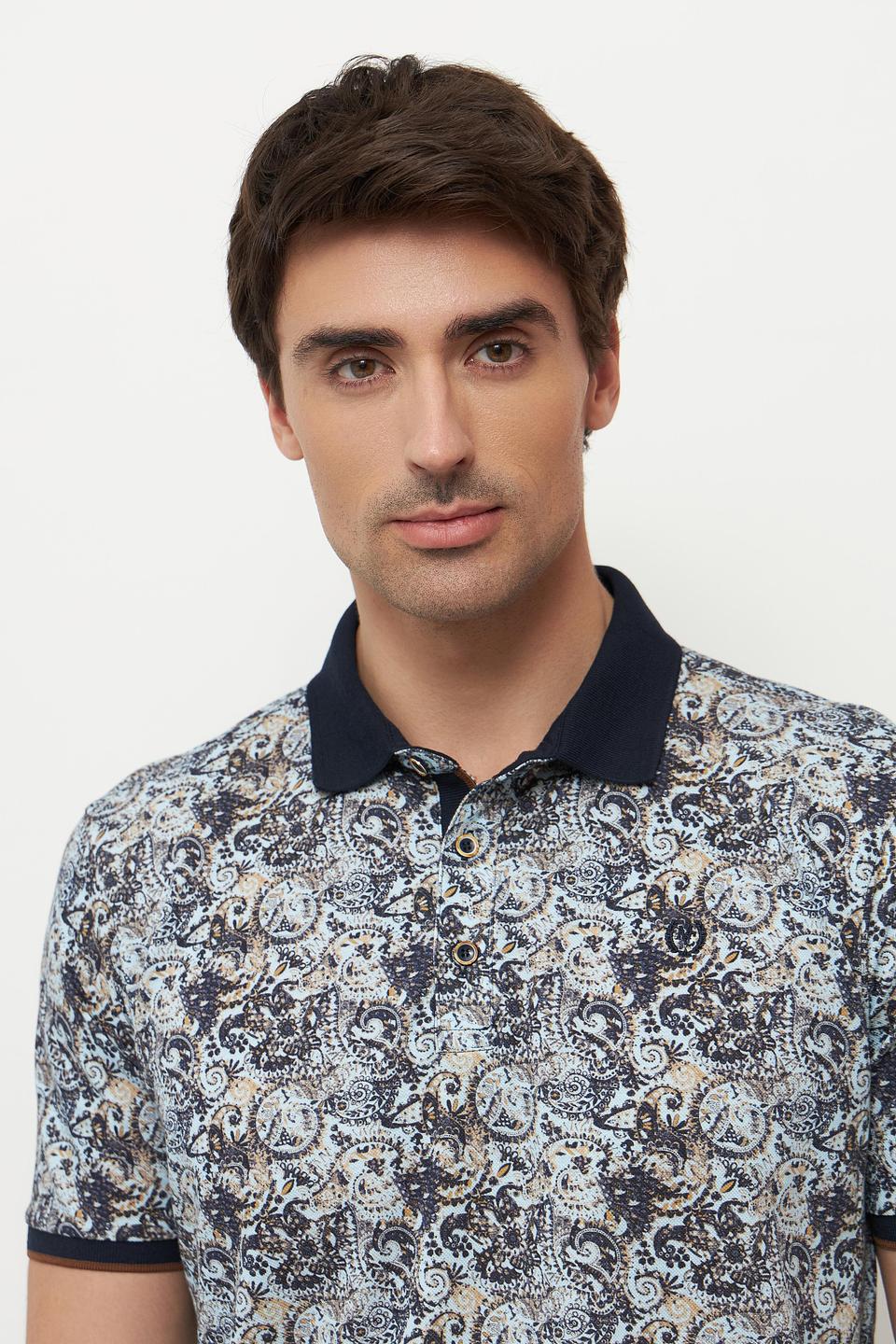 Поло Monte Carlo с принтом