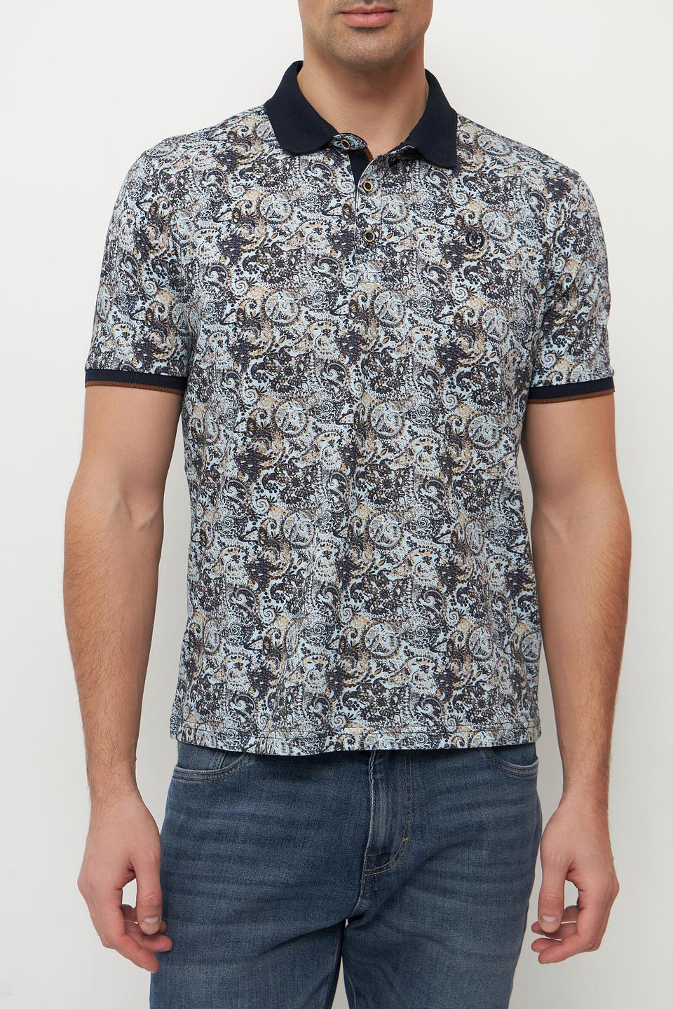 Поло Monte Carlo с принтом