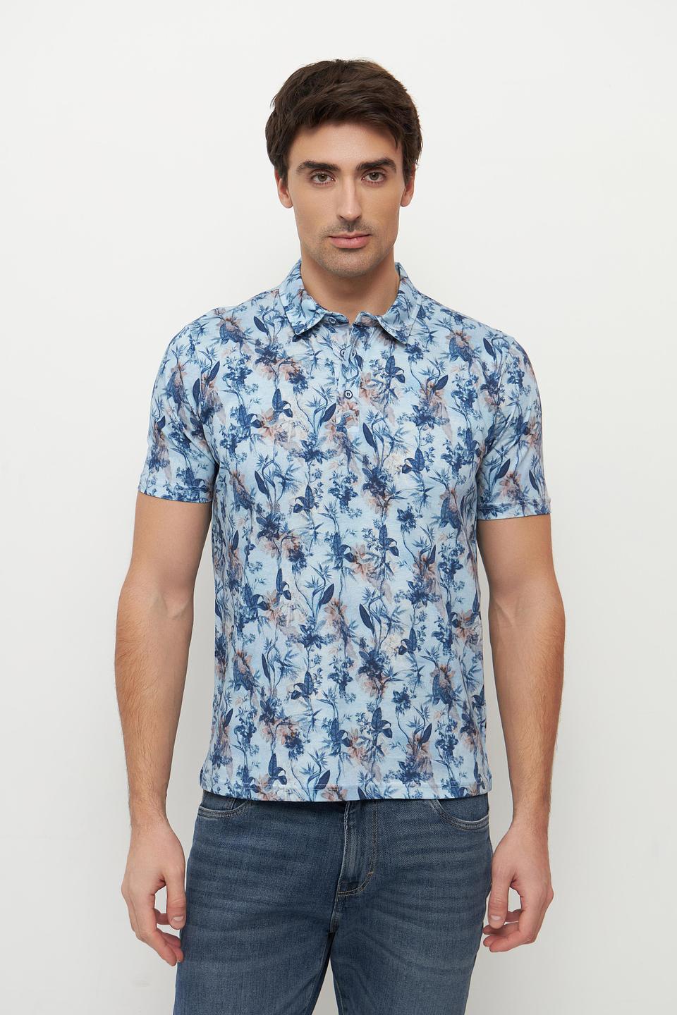 Поло Monte Carlo с цветочным принтом