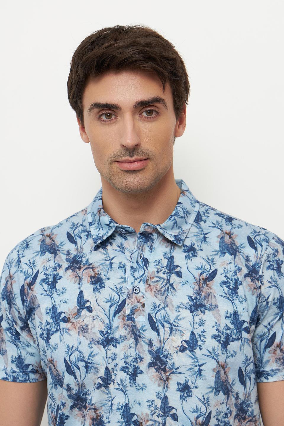Поло Monte Carlo с цветочным принтом