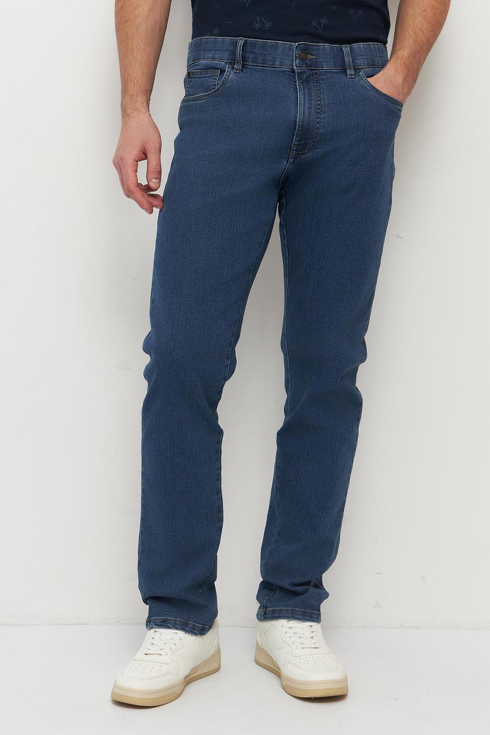 Джинсы Sea Barrier синие с вышивкой