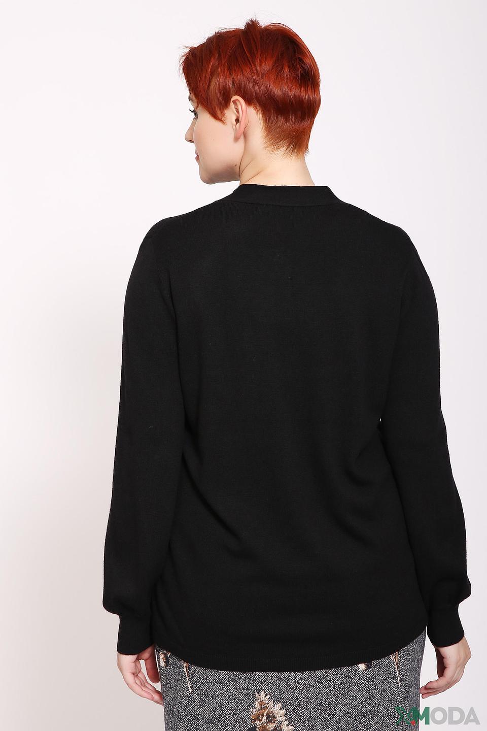 Пуловер Via Appia с завязками чёрный