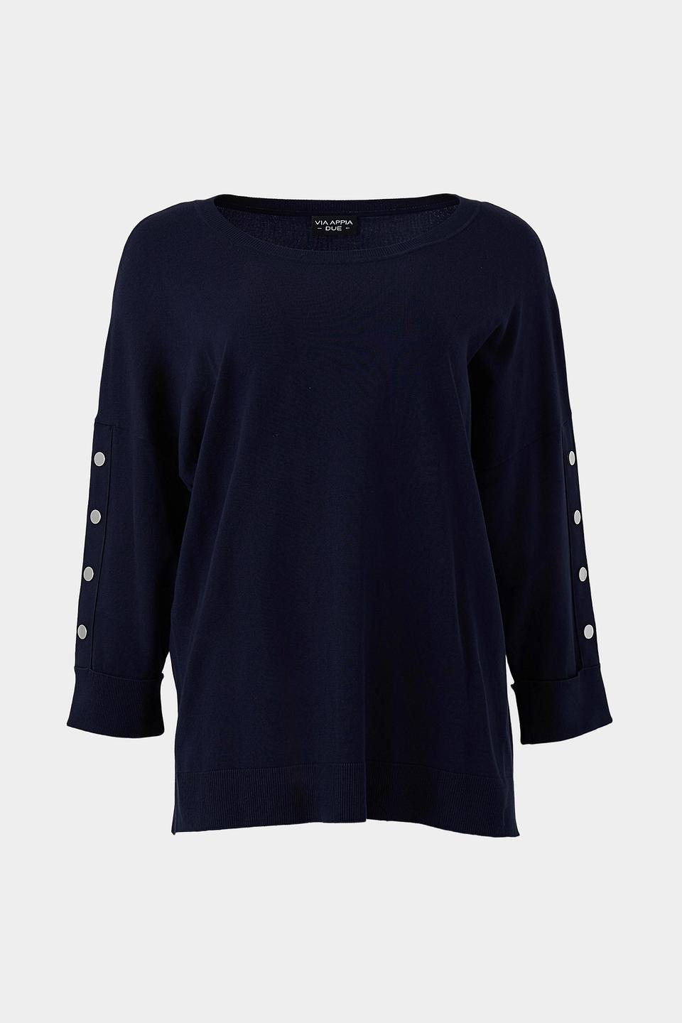 Пуловер Via Appia с пуговицами