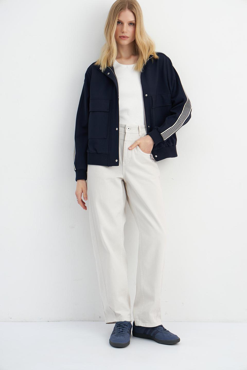 Жакет Catnoir с вышивкой синий