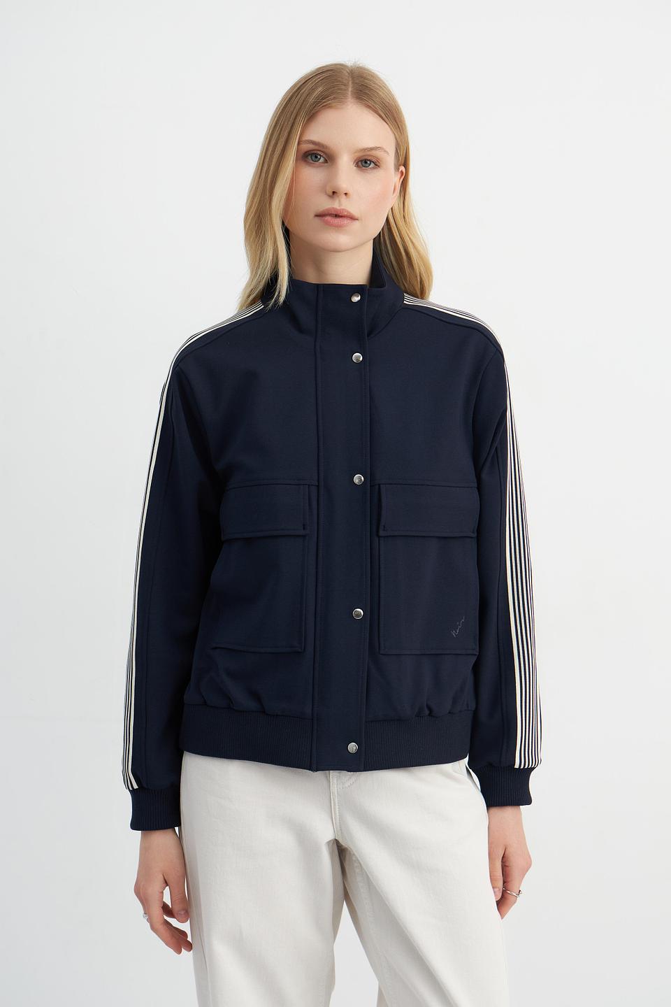 Жакет Catnoir с вышивкой синий