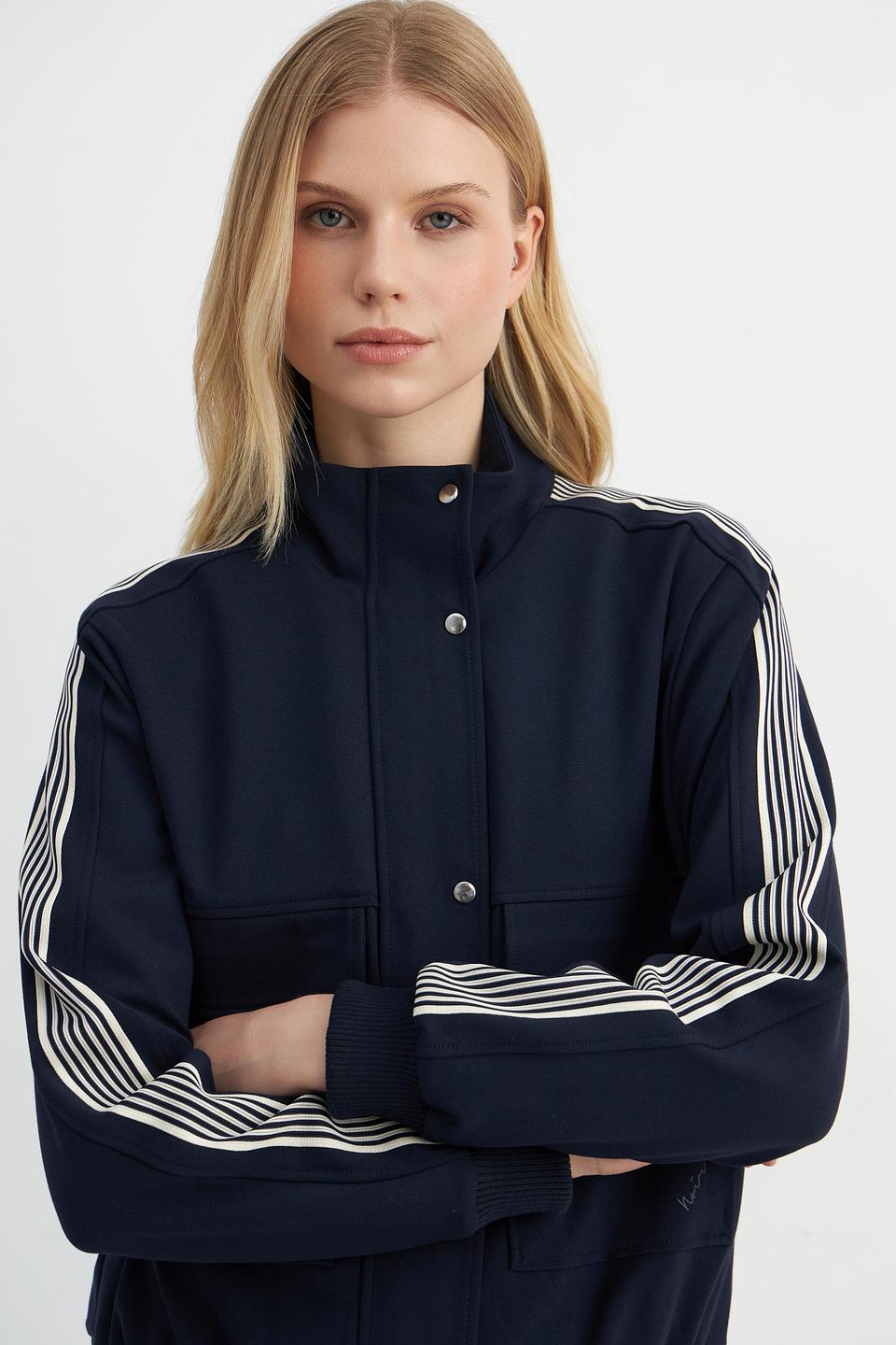 Жакет Catnoir с вышивкой синий