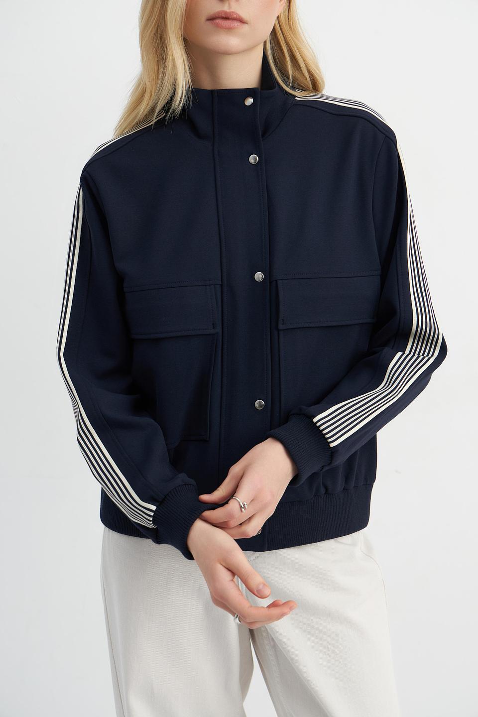 Жакет Catnoir с вышивкой синий