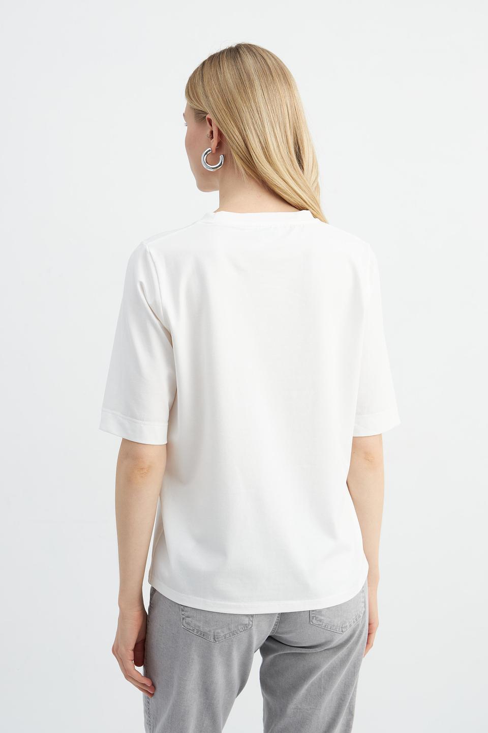 Футболка Passioni с принтом белый