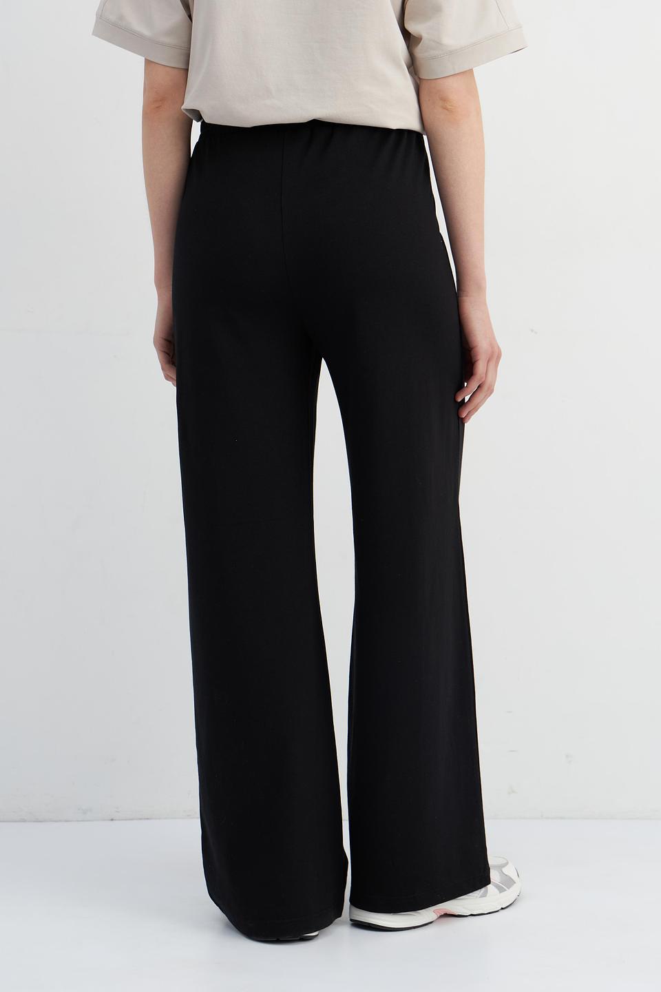 Брюки Passioni палаццо чёрные