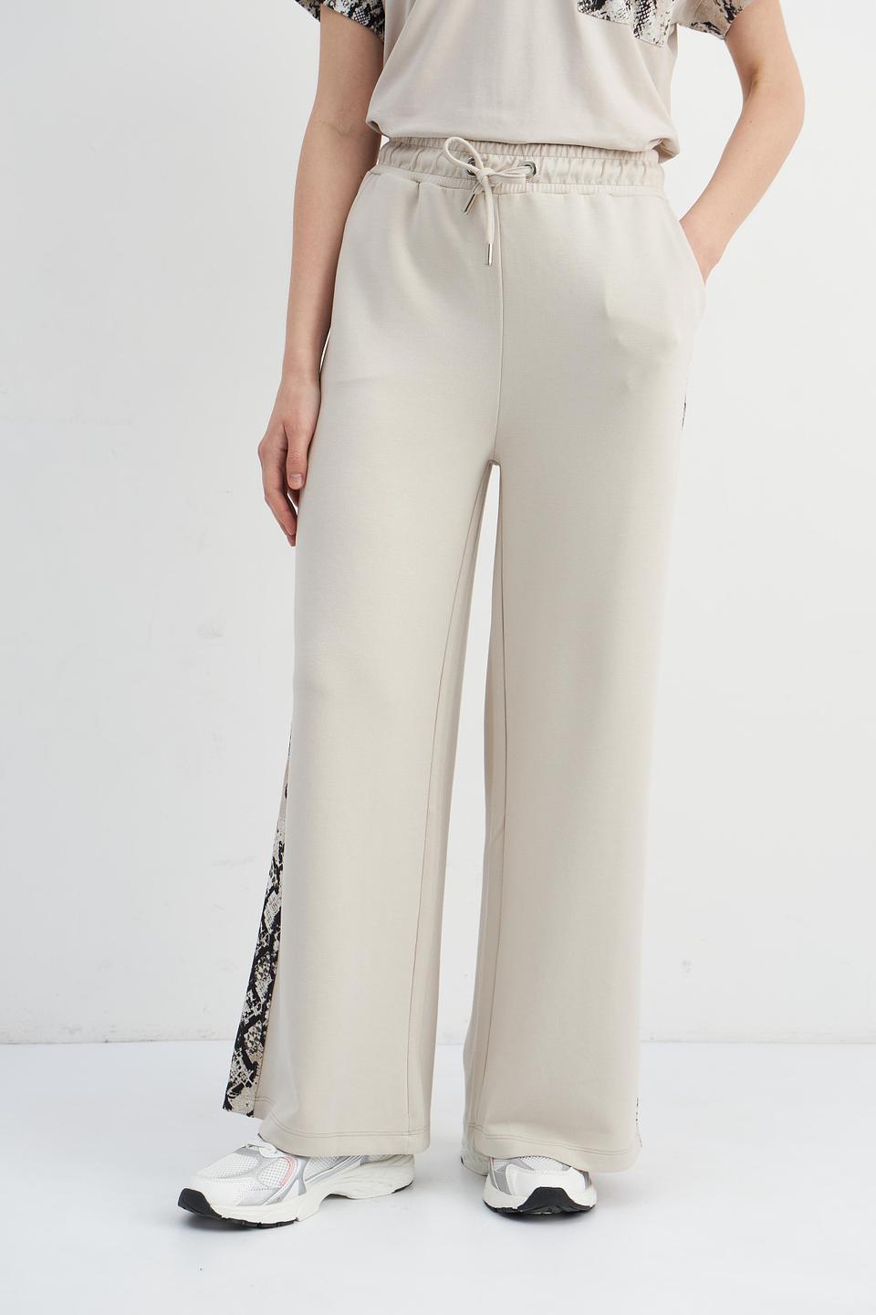 Брюки Passioni палаццо бежевые