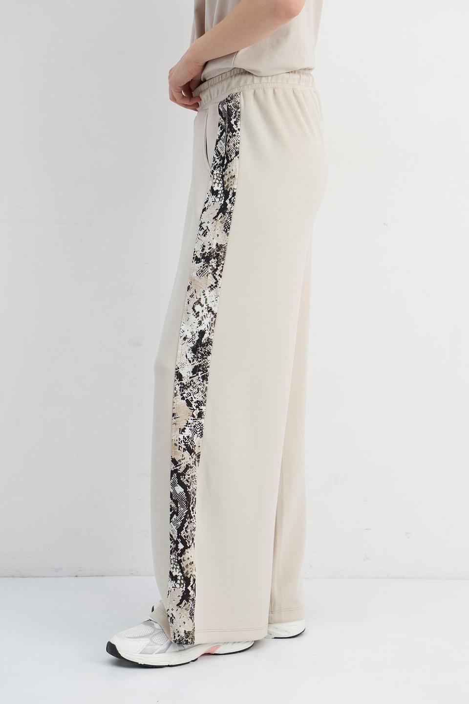 Брюки Passioni палаццо бежевые