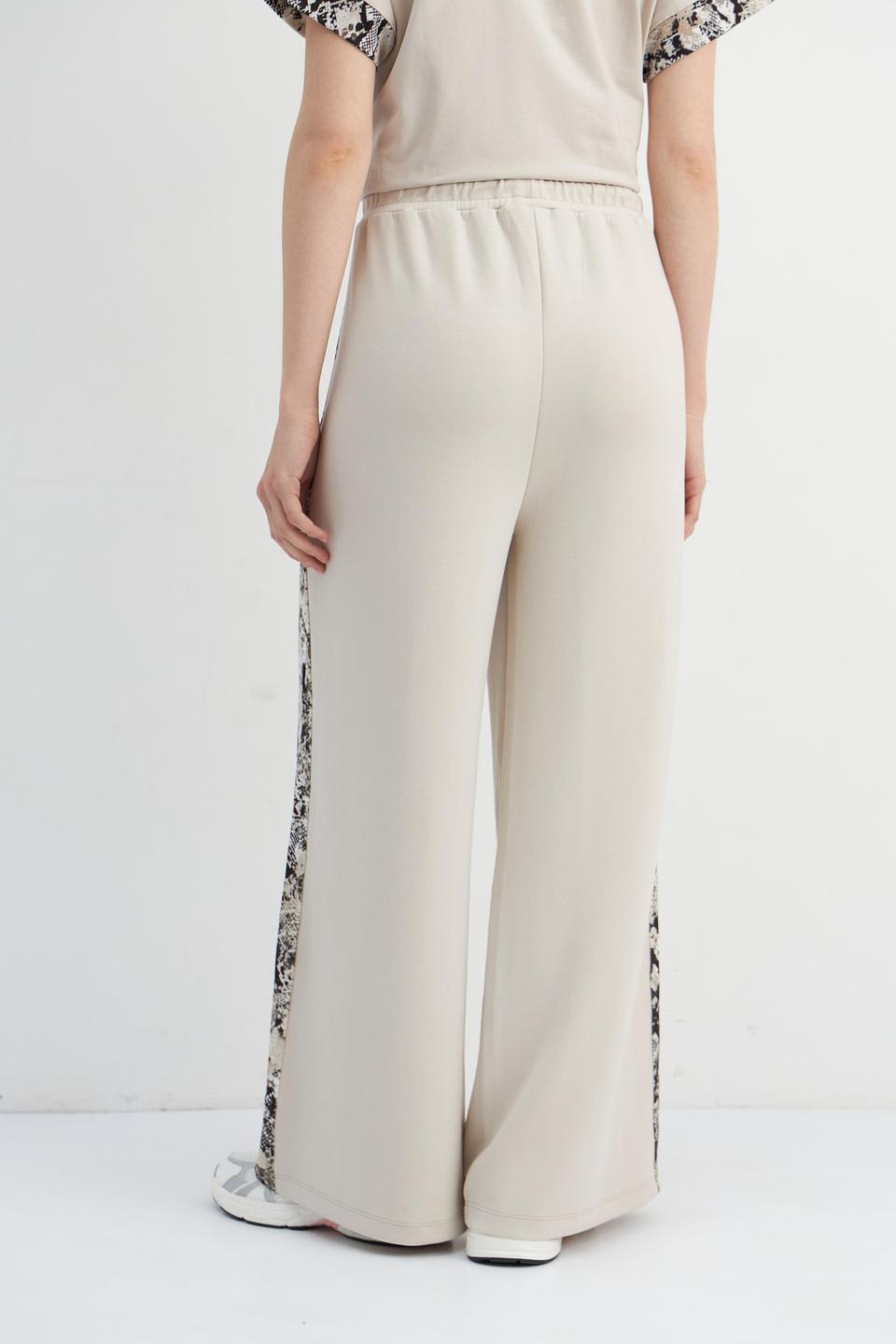 Брюки Passioni палаццо бежевые