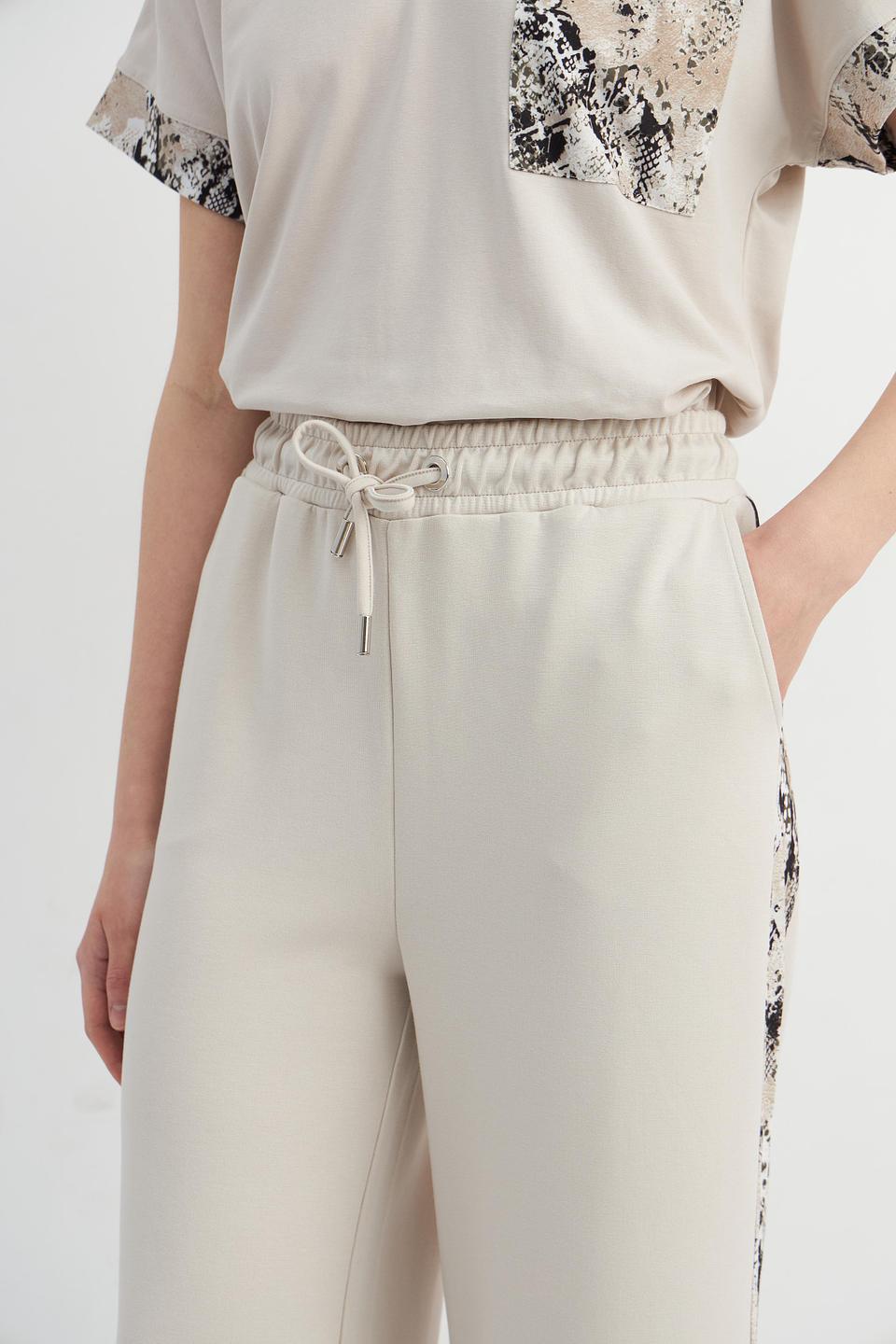 Брюки Passioni палаццо бежевые