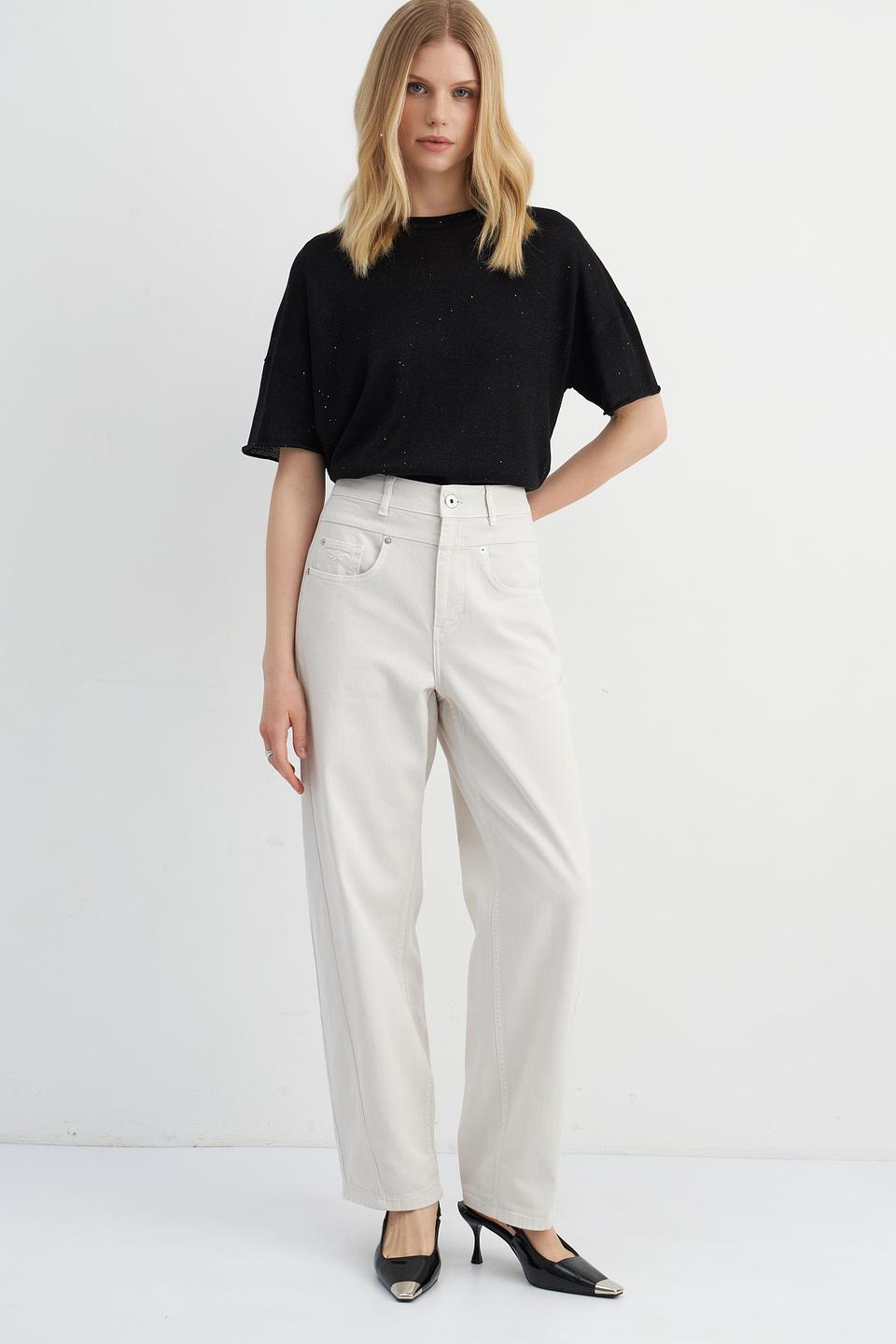 Джинсы Marc Aurel бежевые