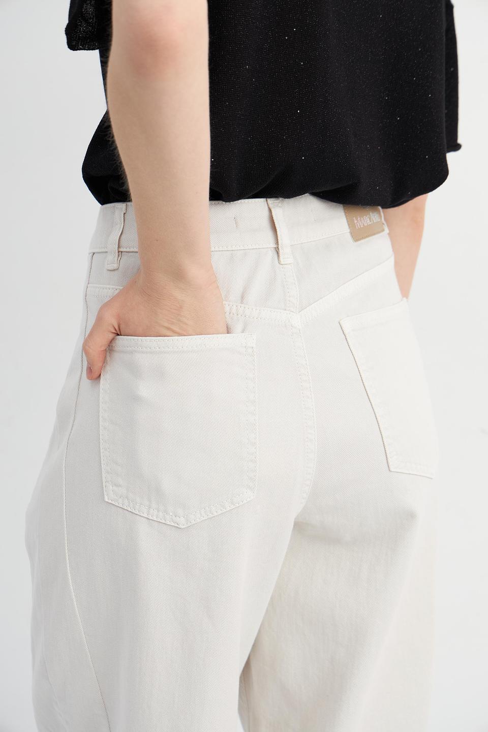 Джинсы Marc Aurel бежевые