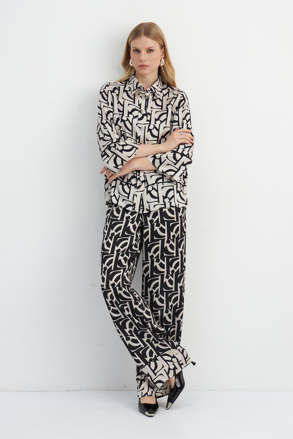 Брюки Marc Aurel с принтом