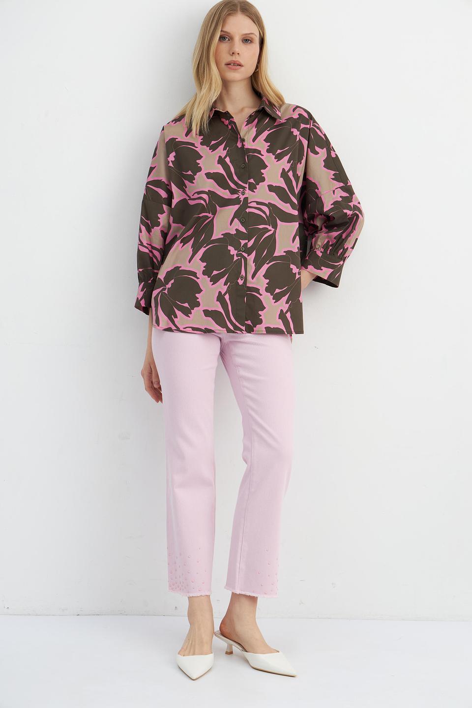 Блуза Catnoir с цветочным принтом