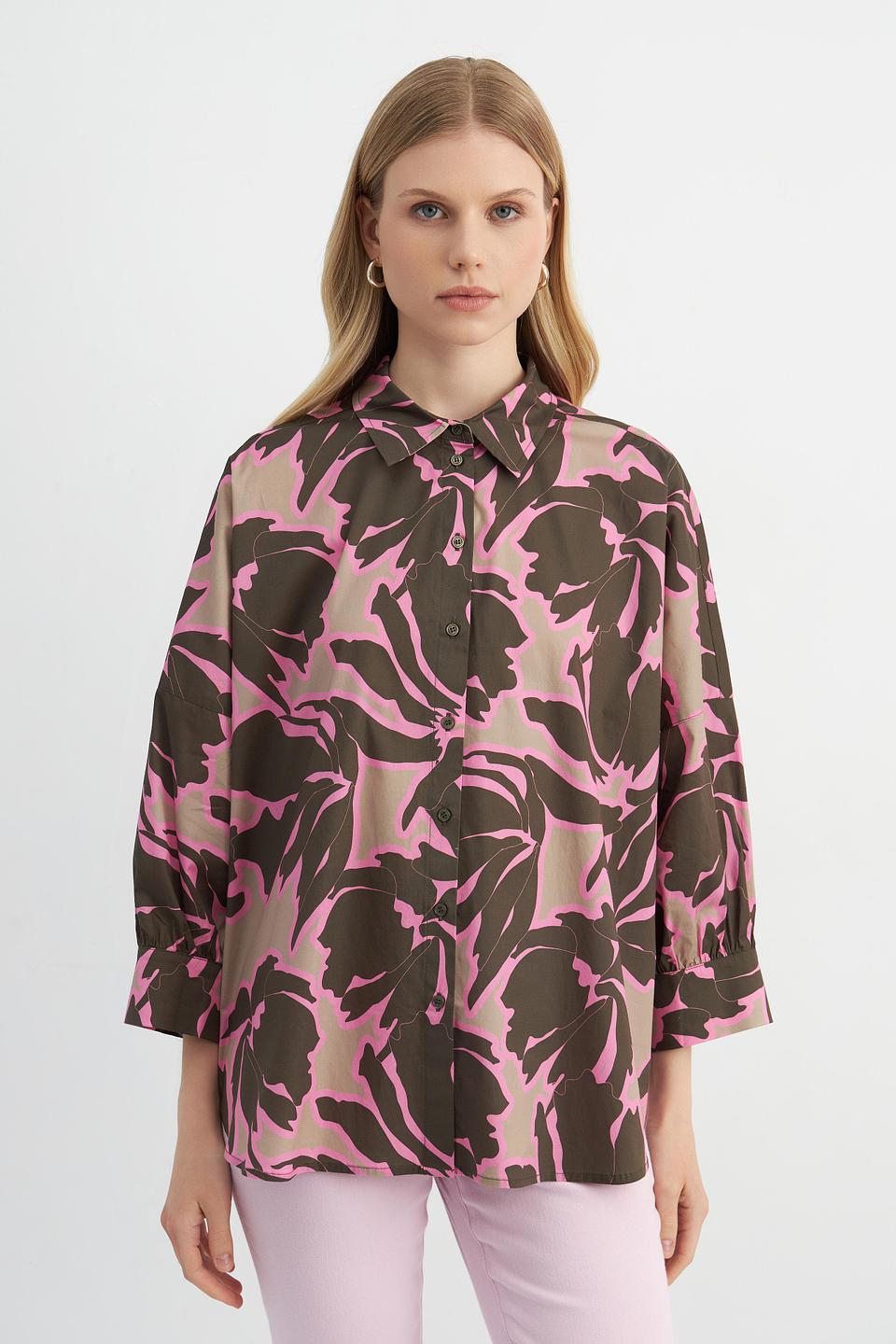 Блуза Catnoir с цветочным принтом