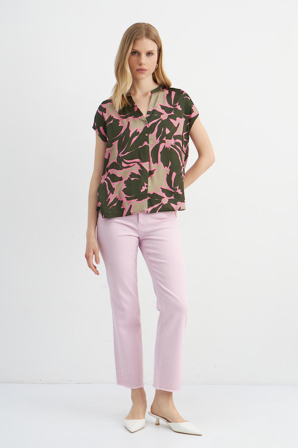 Блуза Catnoir с цветочным принтом