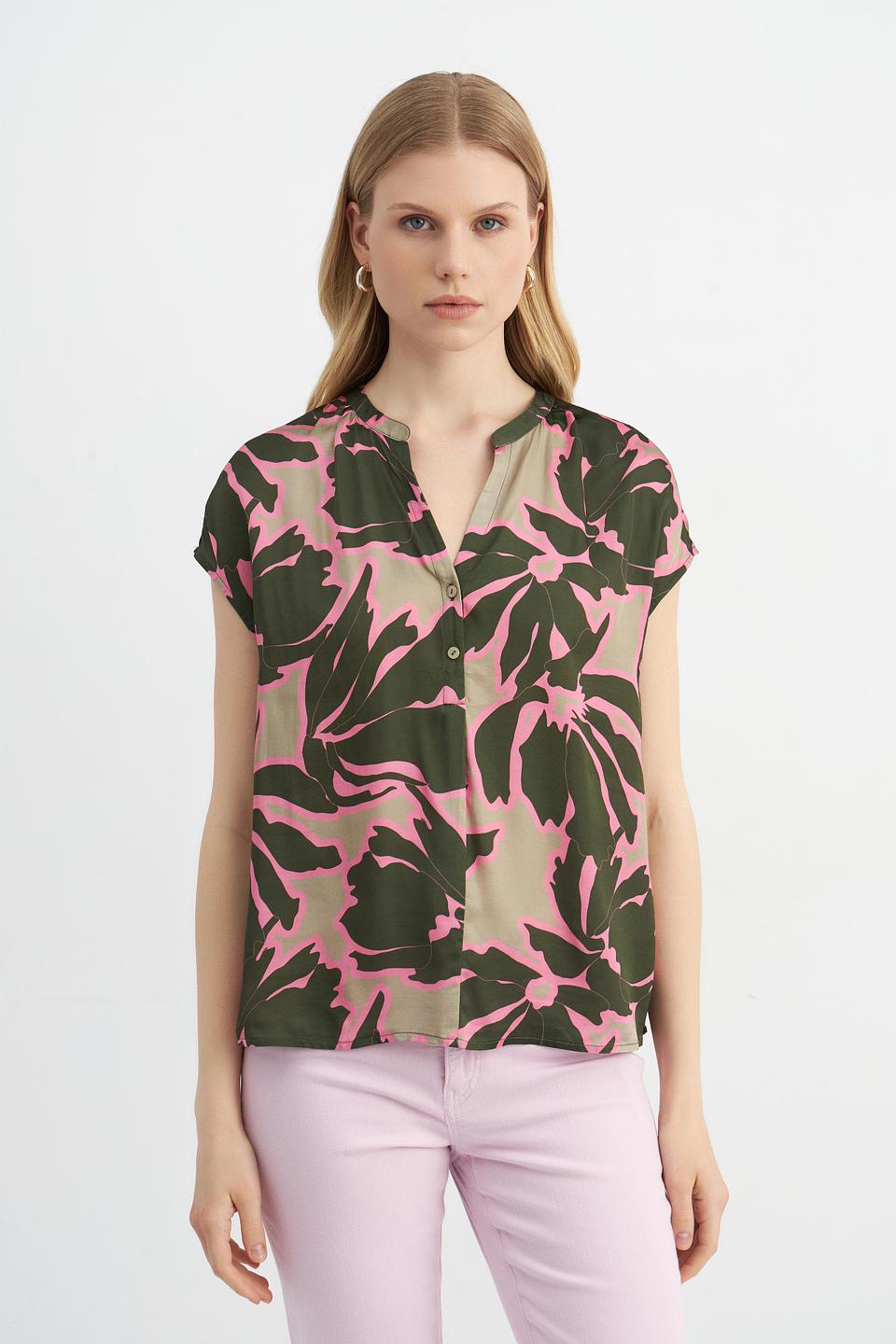 Блуза Catnoir с цветочным принтом