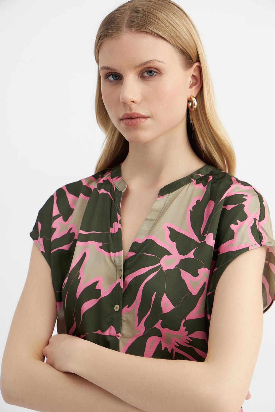 Блуза Catnoir с цветочным принтом