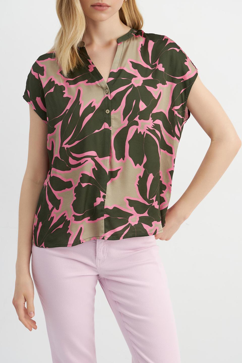 Блуза Catnoir с цветочным принтом