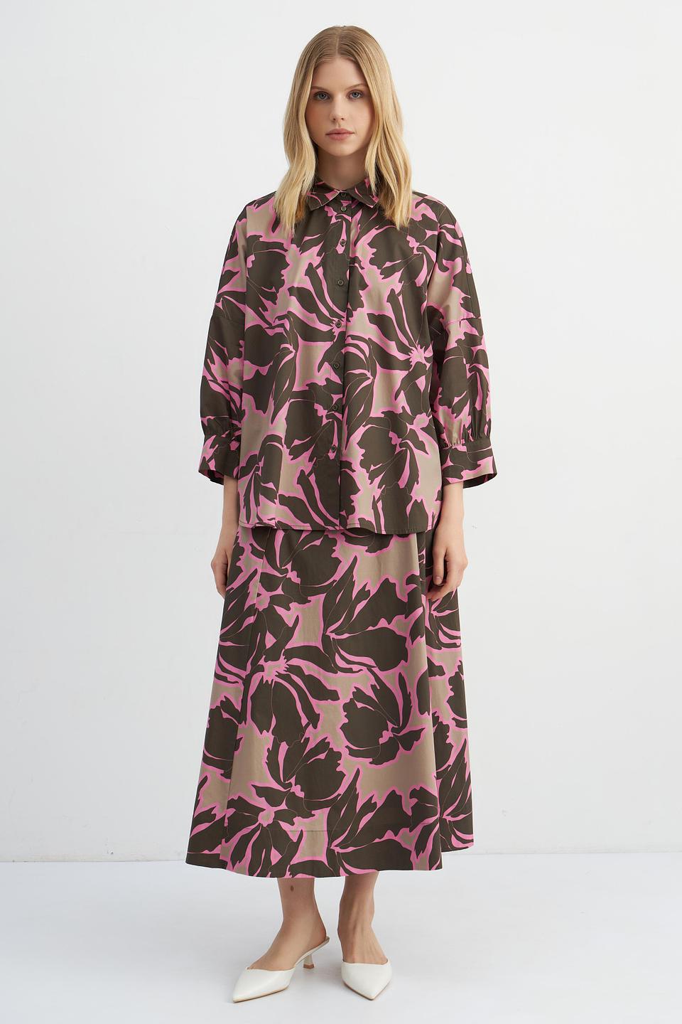 Юбка Catnoir с цветочным принтом