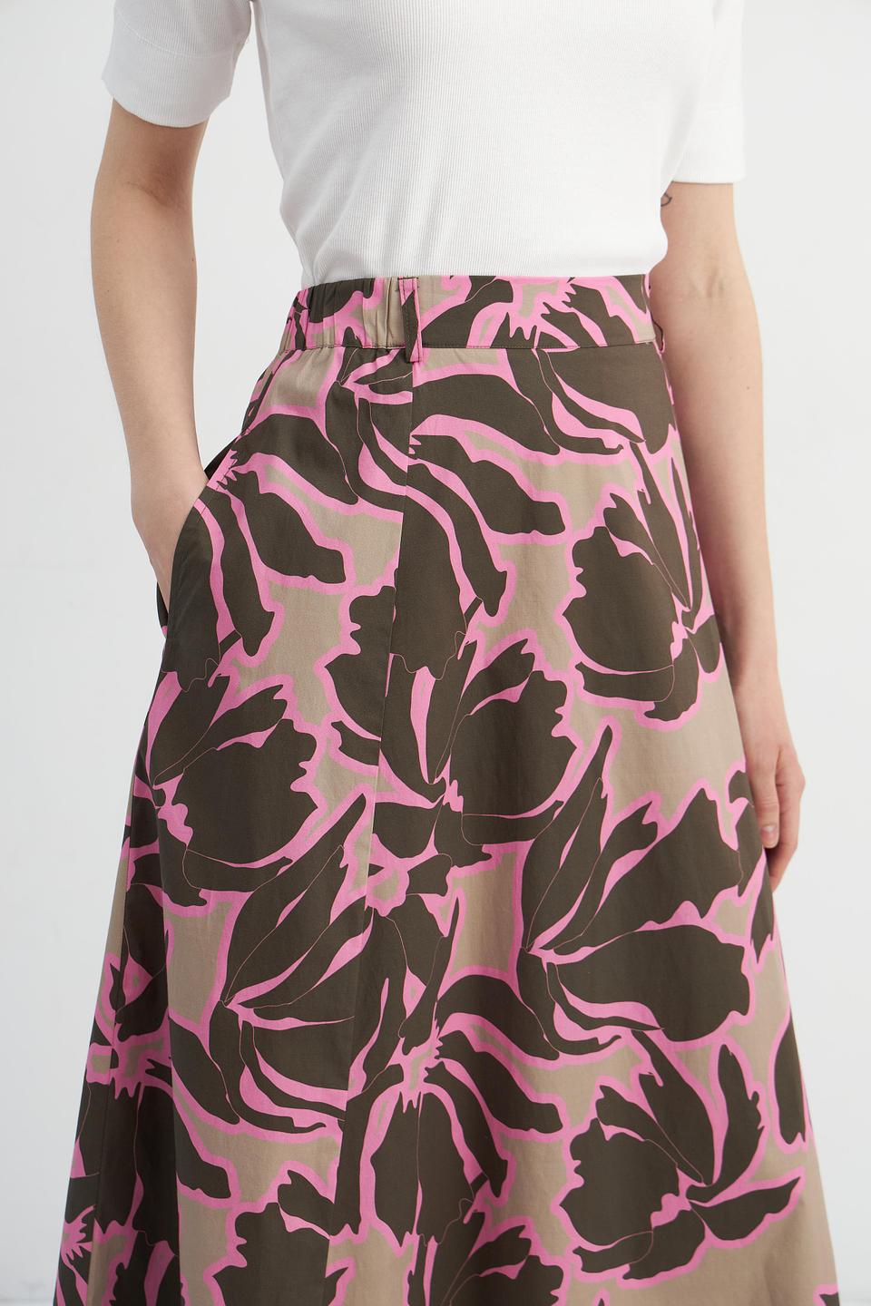 Юбка Catnoir с цветочным принтом