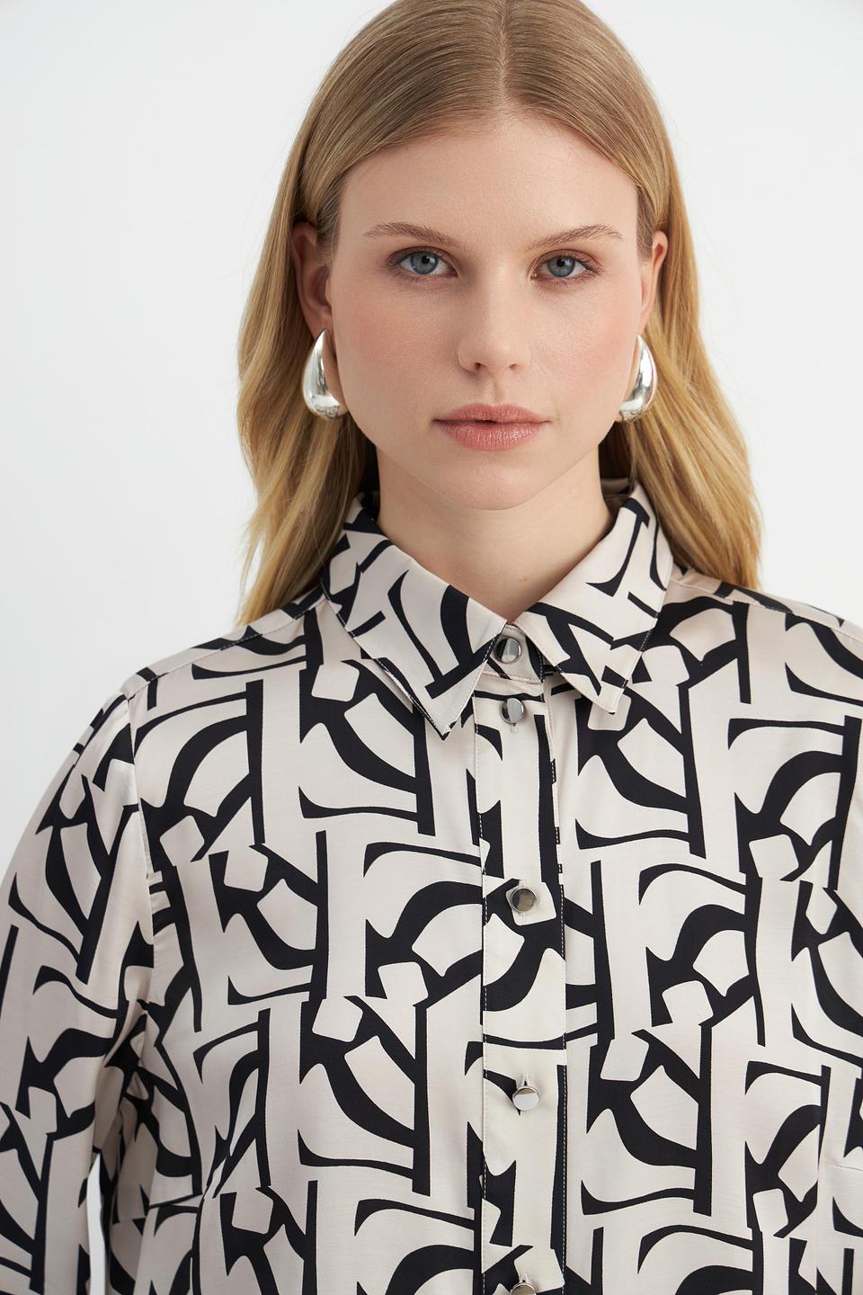 Блуза Marc Aurel с принтом