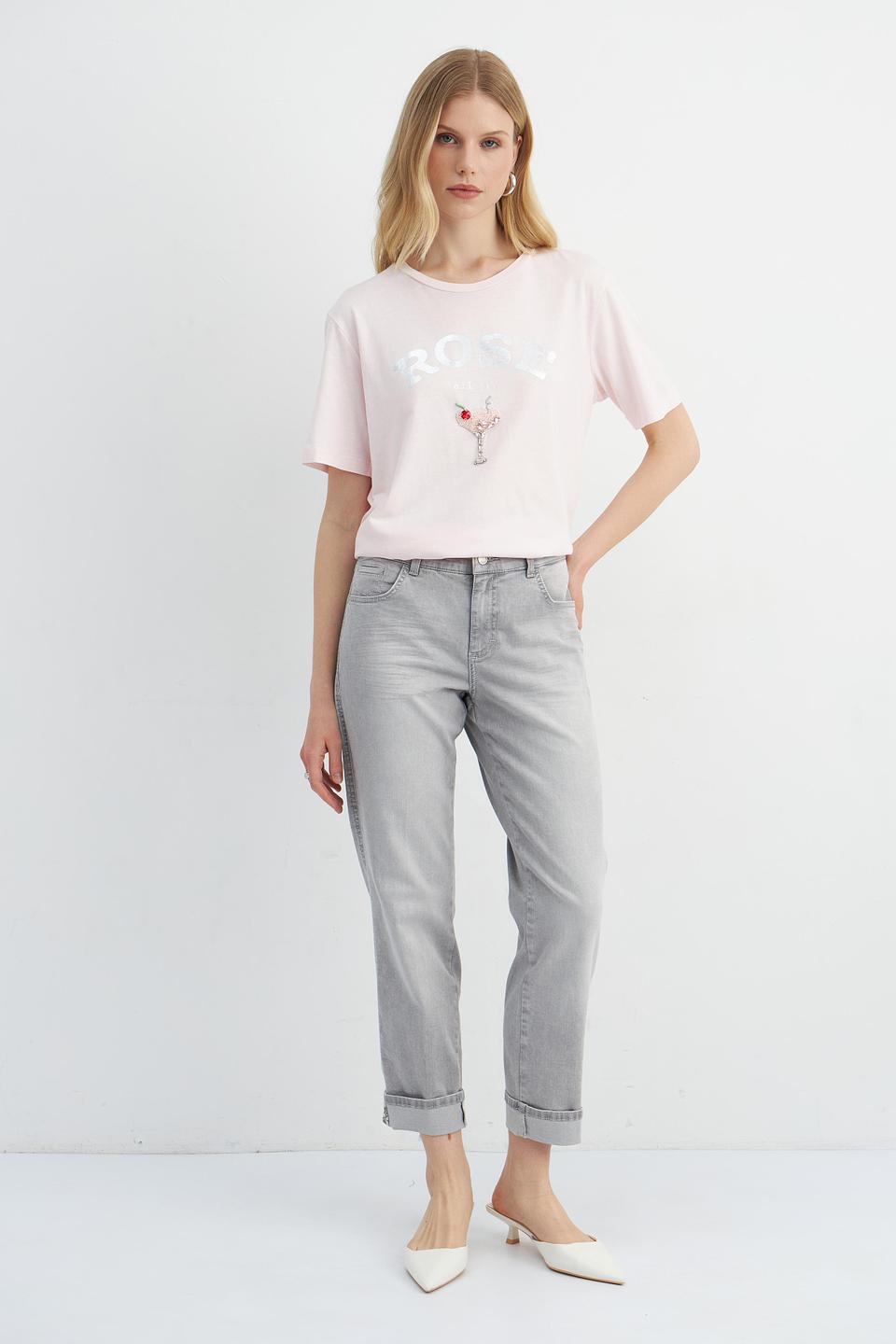 Футболка Marc Aurel с принтом Роза