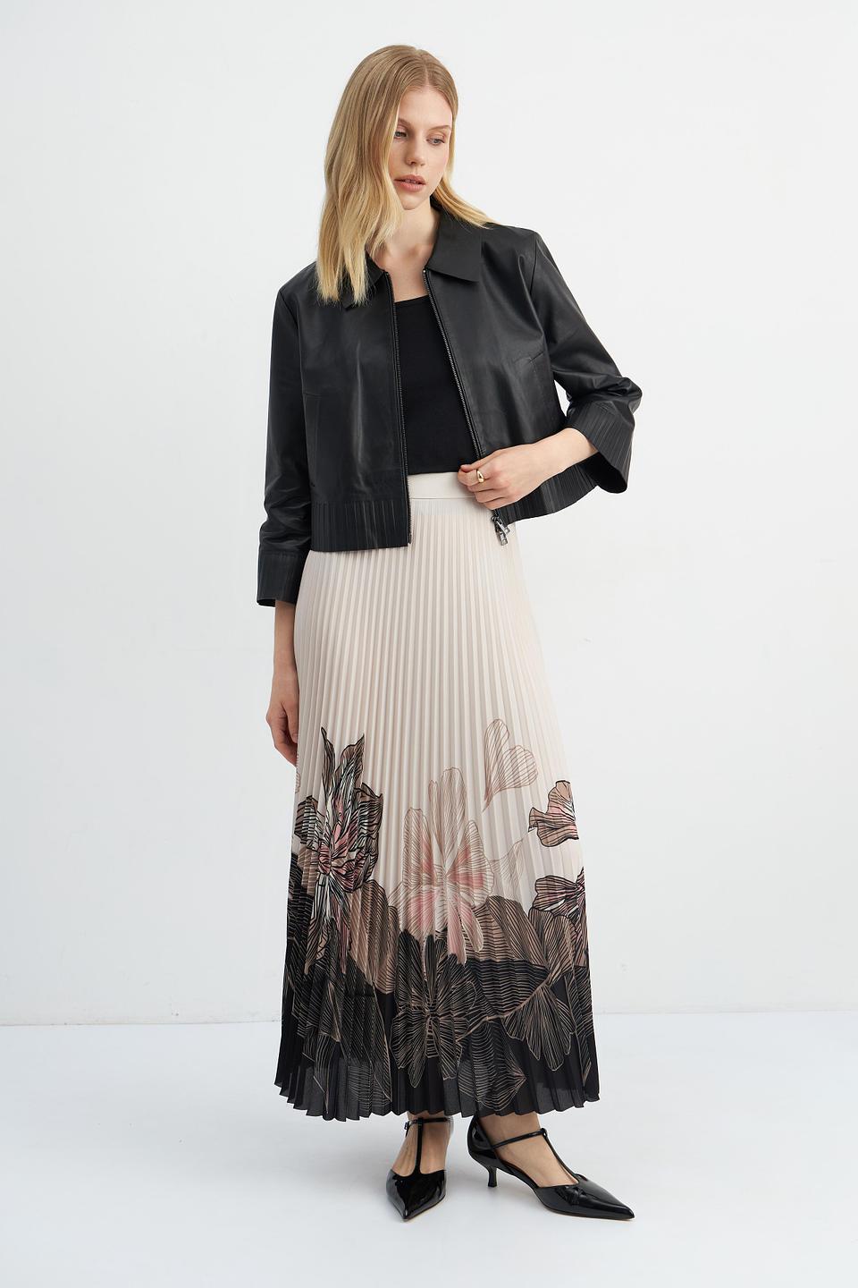 Юбка Marc Cain с цветочным принтом