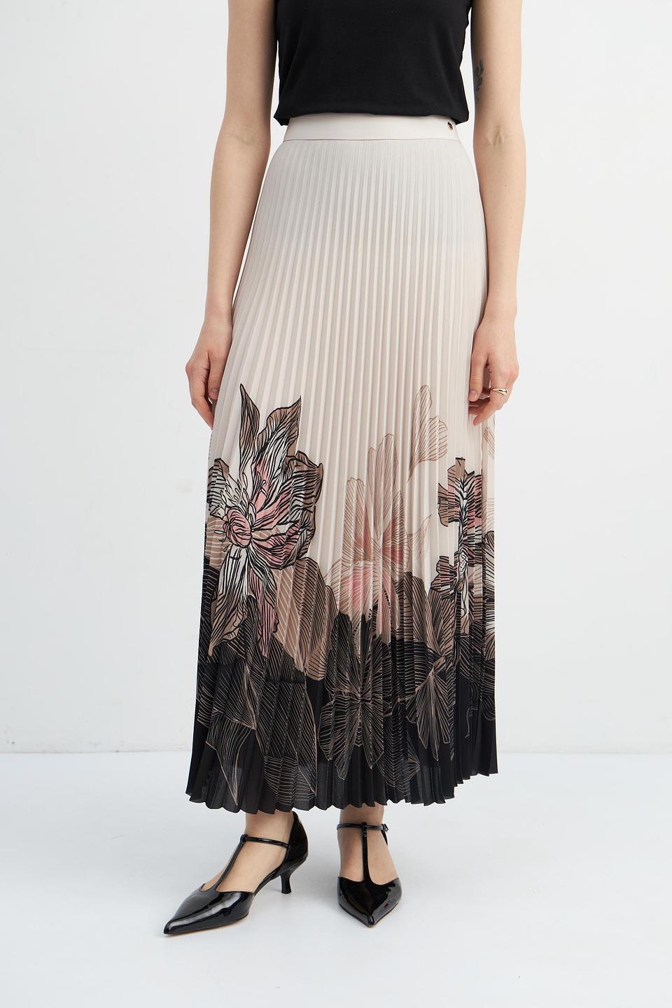 Юбка Marc Cain с цветочным принтом