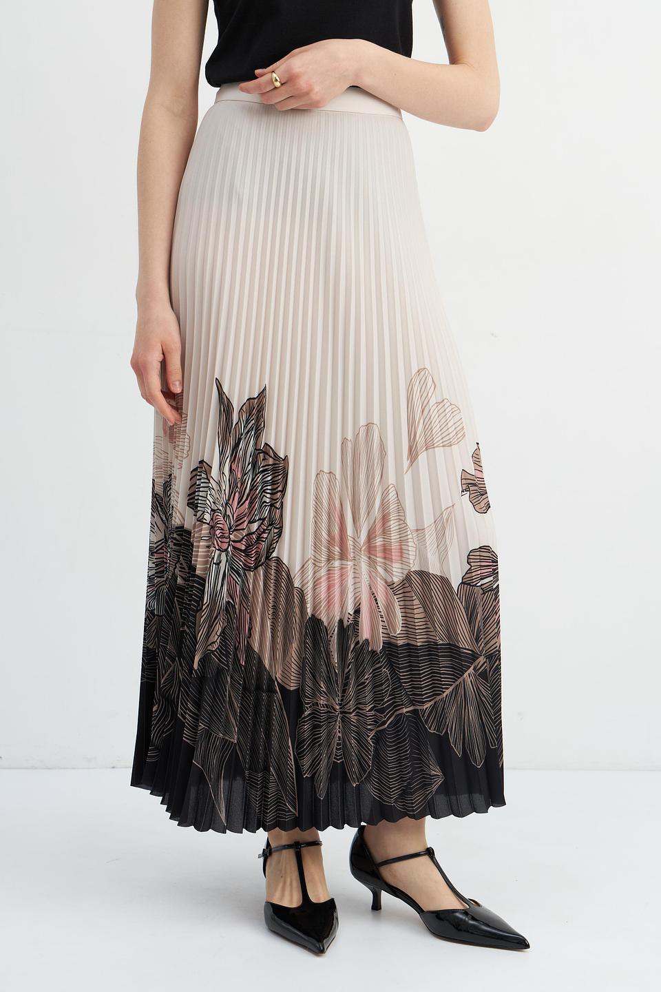 Юбка Marc Cain с цветочным принтом