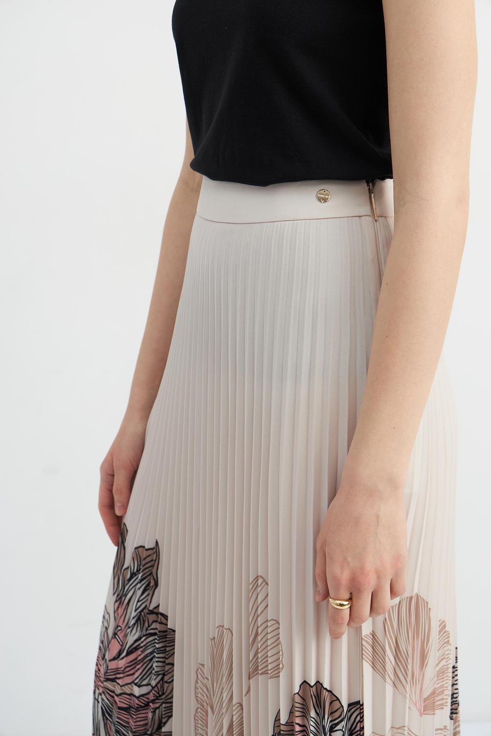 Юбка Marc Cain с цветочным принтом