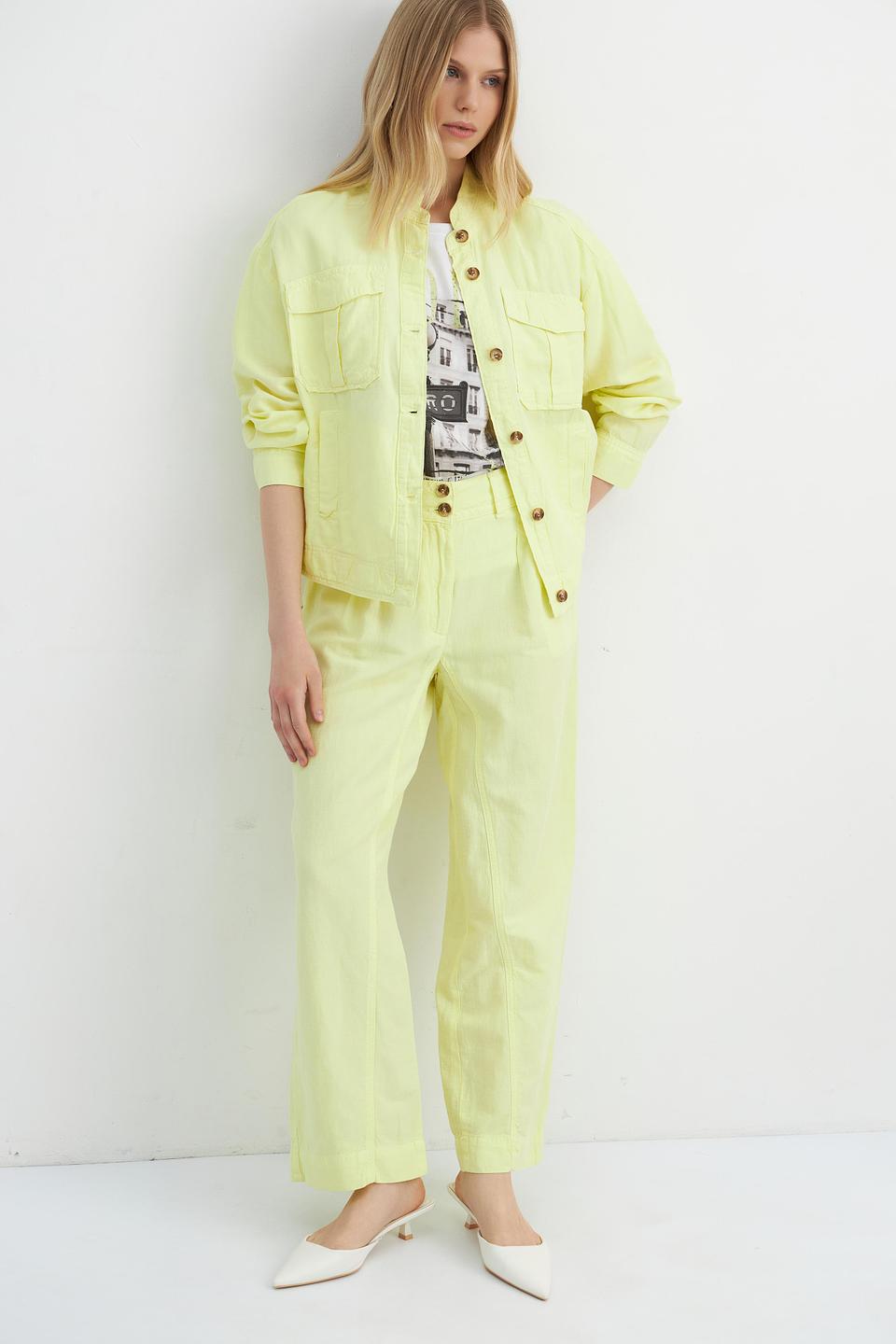 Жакет Catnoir лайм с карманами