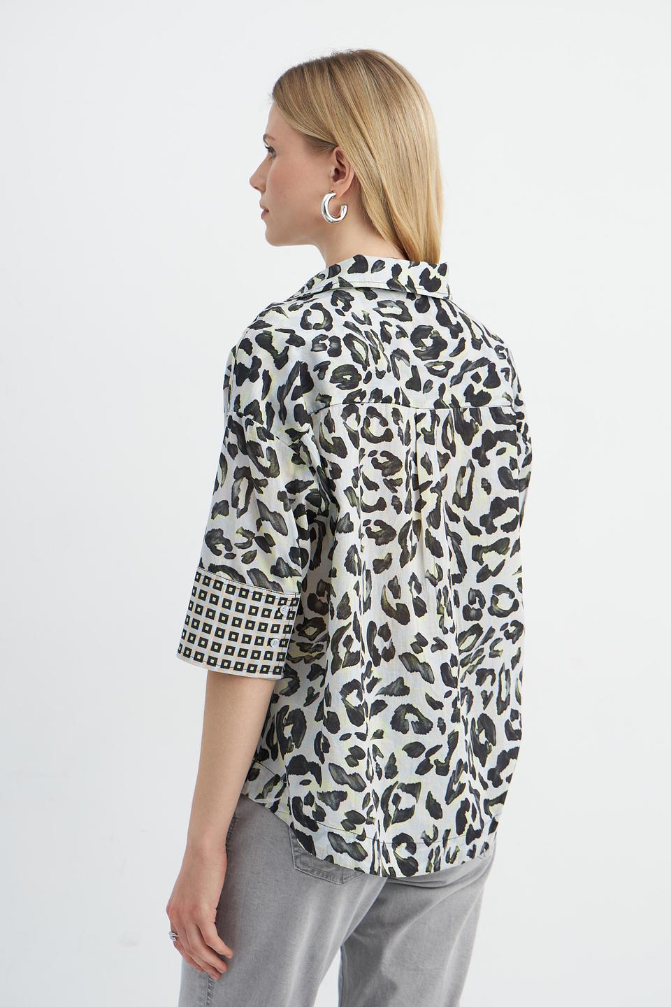 Блуза Catnoir с леопардовым принтом