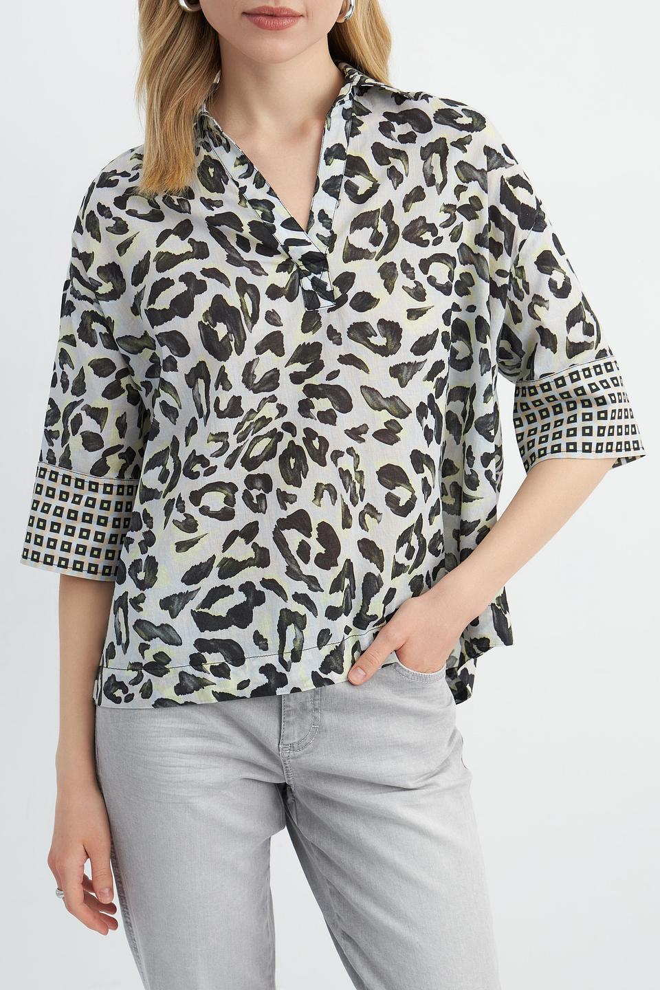 Блуза Catnoir с леопардовым принтом